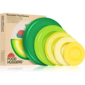 Image of Food Huggers Food Huggers Set set of silicone covers for fruit and vegetables colour Green 5 pc