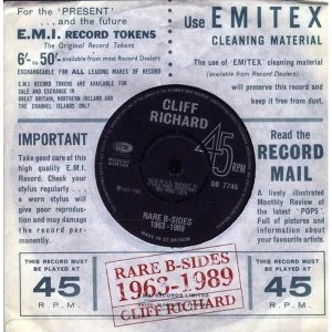 Image of Cliff Richard - Rare B-Sides (1963-1989) CD