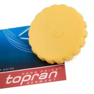 Image of TOPRAN Cap, oil filler 201 299 OPEL,VAUXHALL,Meriva A (X03),Astra G CC (T98),Astra G Caravan (T98),Corsa B Schragheck (S93),Astra F CC (T92)
