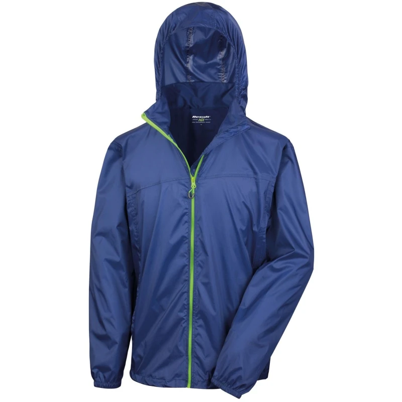 Image of Result Result Men Stowable HDI Quest Jacket in Navy Size: X-Small Navy XS Male 5063527501493