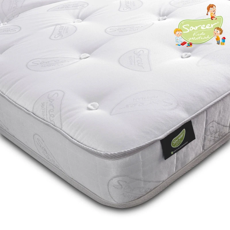 Image of Sareer Furniture Limited Kids Aspire Pocket Sprung Mattress in White Size: Single White Unisex Single