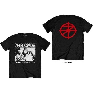 Image of 7 Seconds - Our Core Unisex Large T-Shirt - Black
