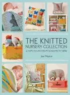 Image of knitted nursery collection 14 cuddly toys and colourful accessories for bab