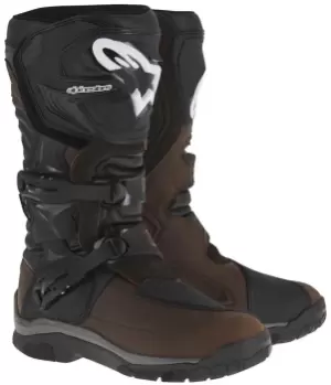Image of Alpinestars Corozal Adventure Drystar Oilded Waterproof Motorcycle, black-brown, Size 43, black-brown, Size 43