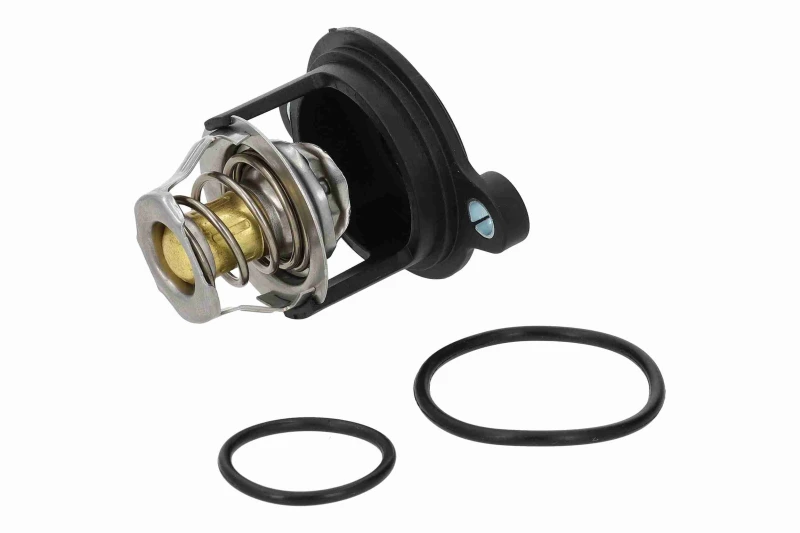 Image of VEMO V25-99-1775 Engine thermostat Original VEMO Quality Opening Temperature: 88°C, with gasket/seal, with hand heat protection Thermostat,coolant (3