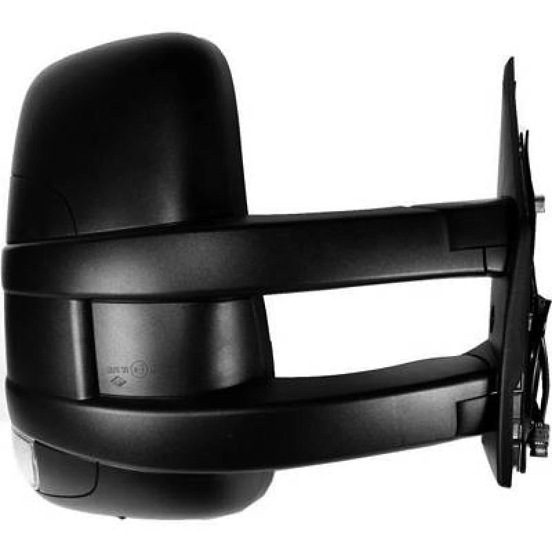 Image of DIEDERICHS 3494226 Wing mirror Right, black, with wide angle mirror, Grained Outside Mirror (50)
