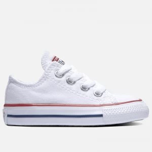 Converse Toddlers Chuck Taylor All Star Ox Trainers - White - UK 6 Toddler - White