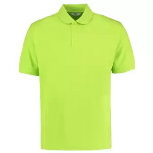 Image of Kustom Kit Mens Klassic Superwash Short Sleeve Polo Shirt (2XL) (Lime)