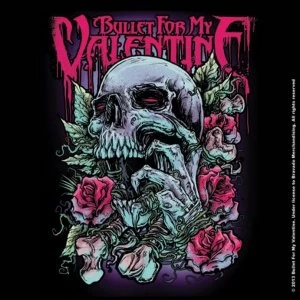 Image of Bullet For My Valentine - Skull Red Eyes Single Cork Coaster