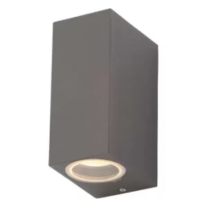 Image of Zinc Wall Light Up and Down FLEET Anthracite Grey