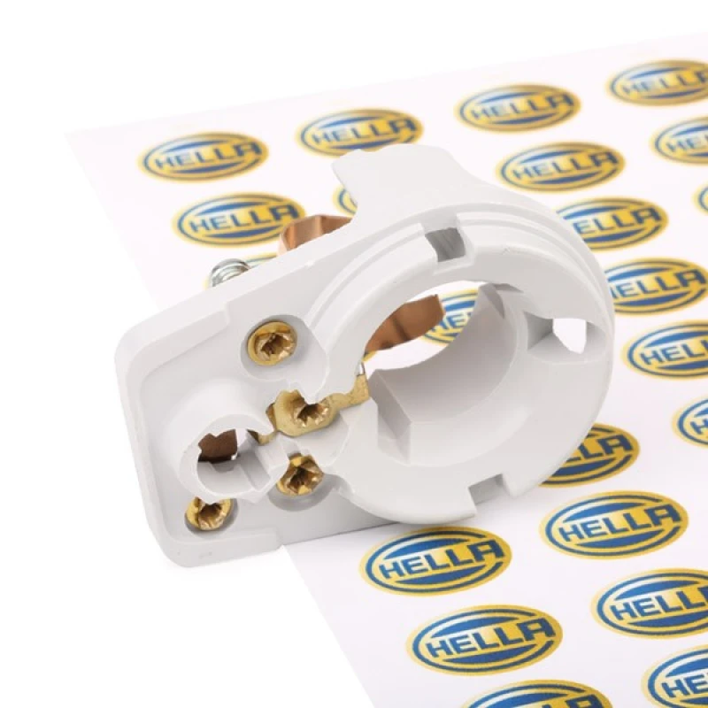Image of HELLA 9FF 090 500-001 Bulb Socket, headlight Bulb Socket,headlight (489)