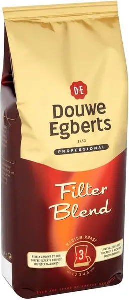 Image of Douwe Egberts Filter Blend Ground Coffee 1kg