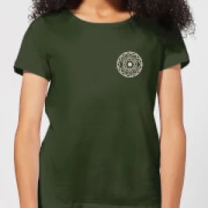 Image of Crystal Maze Fast And Safe Pocket Womens T-Shirt - Forest Green - L