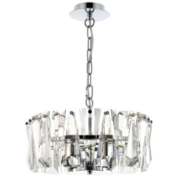 Maytoni Lighting - Puntes Ceiling Pendant Lamp Chrome, 4 Light, E14