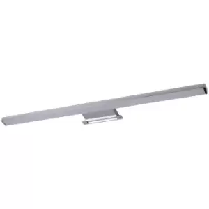 image of Bathroom wall lamp on mirror VICTORIA Metal Grey