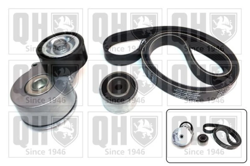 Image of QUINTON HAZELL V-Ribbed Belt Set QUINTON HAZELL QDK79