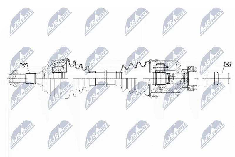 Image of NTY Drive shaft NTY NPW-PE-081