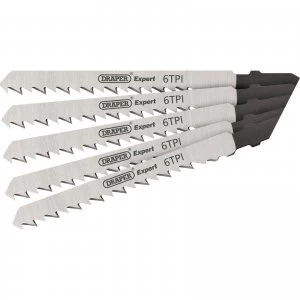 Image of Draper Expert 5 Piece DT101D Jigsaw Blade Set
