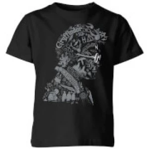 Image of Harry Potter Harry Potter Head Kids T-Shirt - Black - 11-12 Years