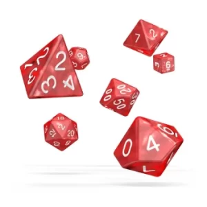 image of Oakie Doakie Dice RPG Set (Marble Red)