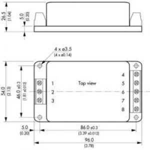 Image of ACDC PSU print TracoPower TML 15124C 24 Vdc 0.625 A