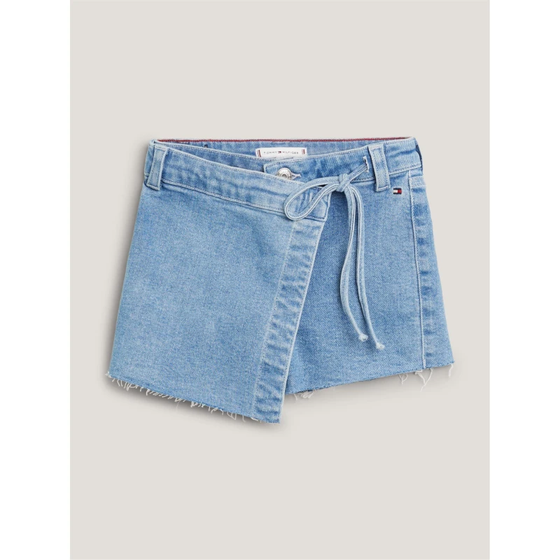 Image of Tommy Hilfiger Denim Skort Junior - Blue Blue 8 - 9 Years