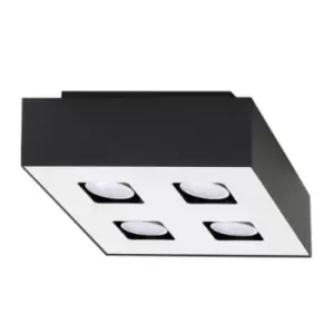 image of Sollux Plafond Mono 4 Black