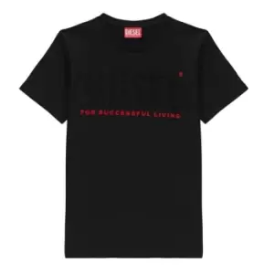 Image of Diesel Kalo T Shirt - Black