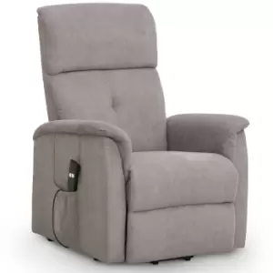 Image of Julian Bowen Ava Rise And Recline Chair - Taupe Chenille