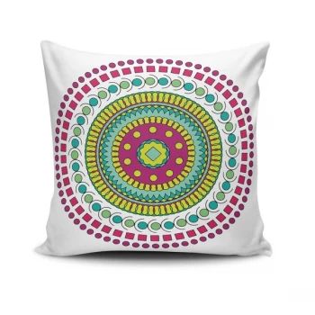 Image of MANDALA-38 - No Filling Multicolor Cushion Cover
