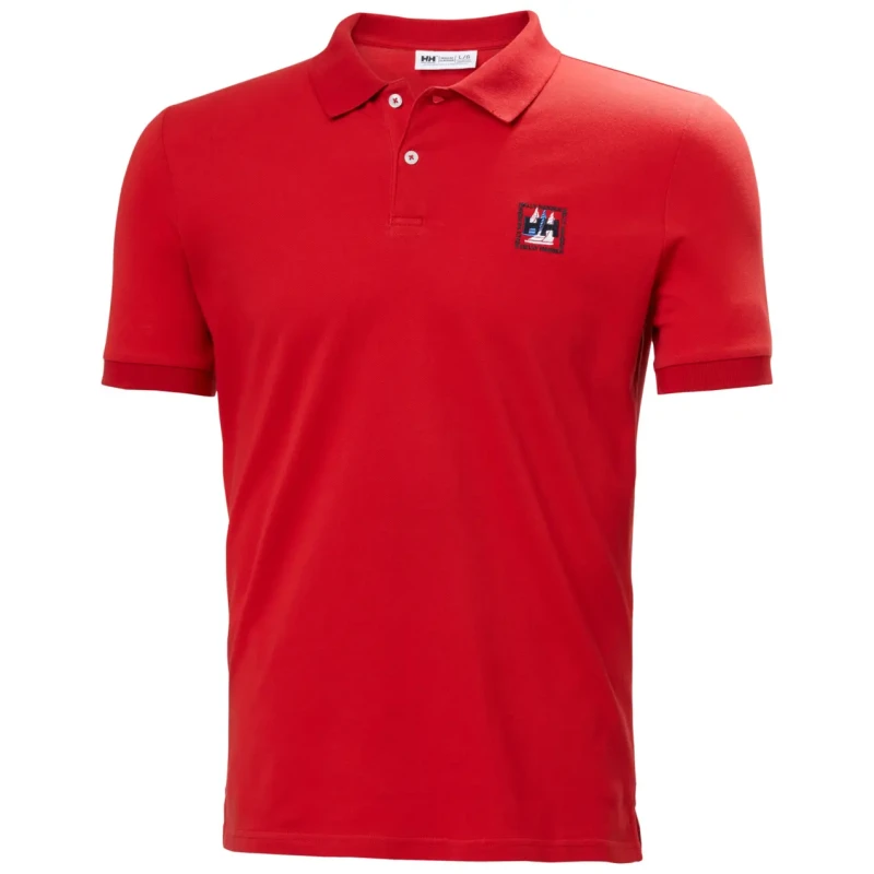Image of Helly Hansen Polo Helly Hansen Messina Graphic Fitted Rouge Male L