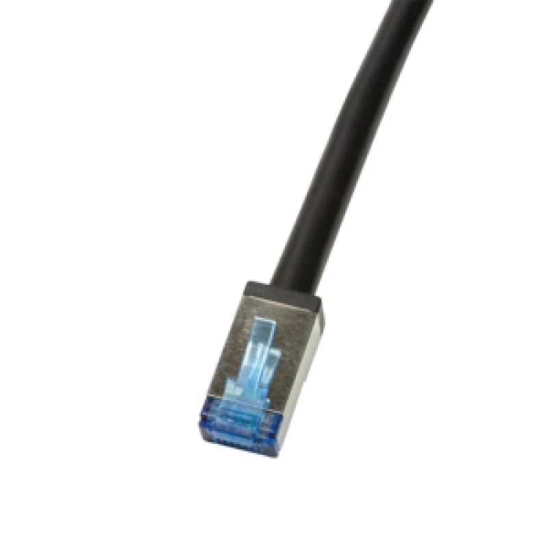 Image of LogiLink CQ7023S networking cable Black 0.5 m Cat6a S/FTP (S-STP)