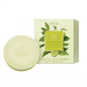 image of 4711 Acqua Colonia Lime & Nutmeg Aroma Soap 100g