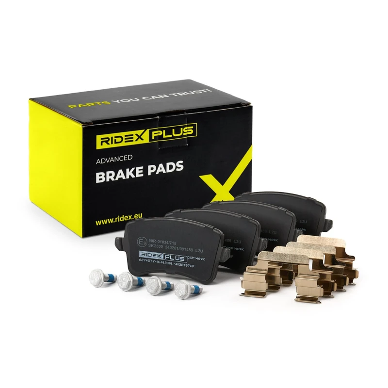 Image of Brake pad set RIDEX PLUS 402B1376P