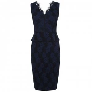 Phase Eight Sequin Dress Ladies - Navy