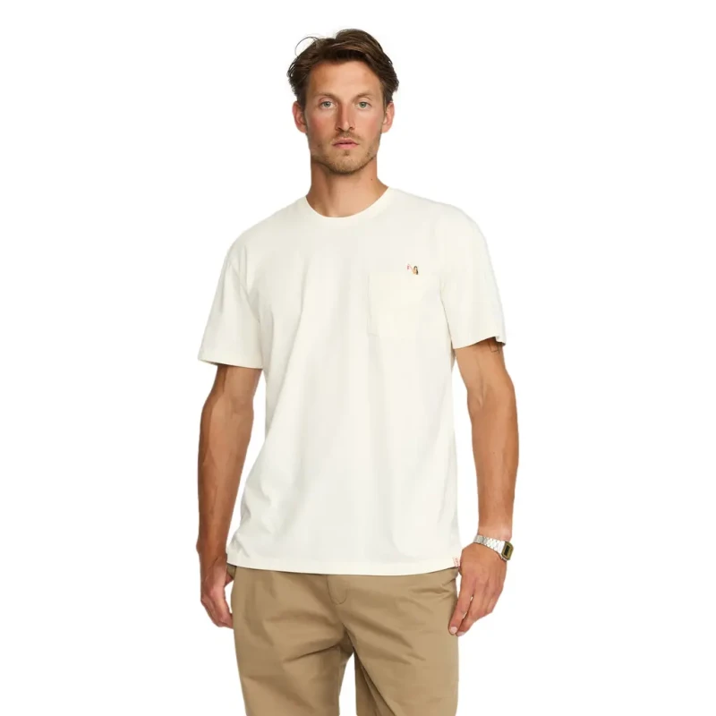 Image of Revolution T-Shirt Revolution Application Blanc Male S 1450 BRA-Offwhite