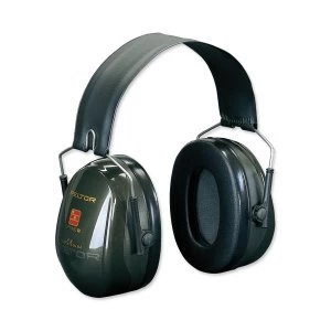 image of 3M PELTOR Optime II H520F Foldable Ear Defender Headset Black