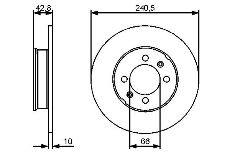 Image of Brake disc Bosch 0 986 479 478
