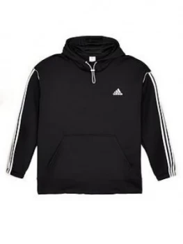 Adidas Plus Iw Hooded Sweat, Black, Size 5XL, Men