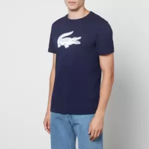 Image of Lacoste Big Croc Cotton-Jersey T-Shirt - 7/XXL