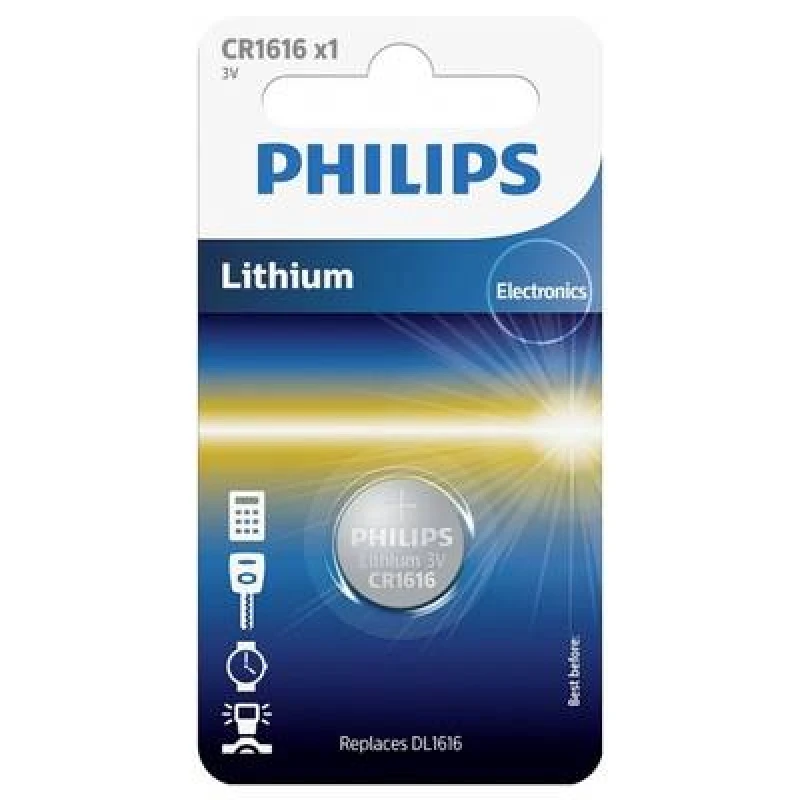 Image of Philips Button cell CR 1616 3 V Lithium Minicells 2936