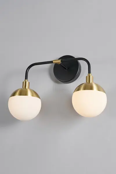 Image of BHS Lighting Sadie Bathroom Wall Light Metallics
