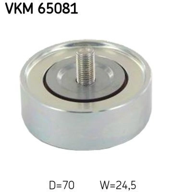 Image of SKF Deflection / guide pulley, V-ribbed belt SKF VKM 65081
