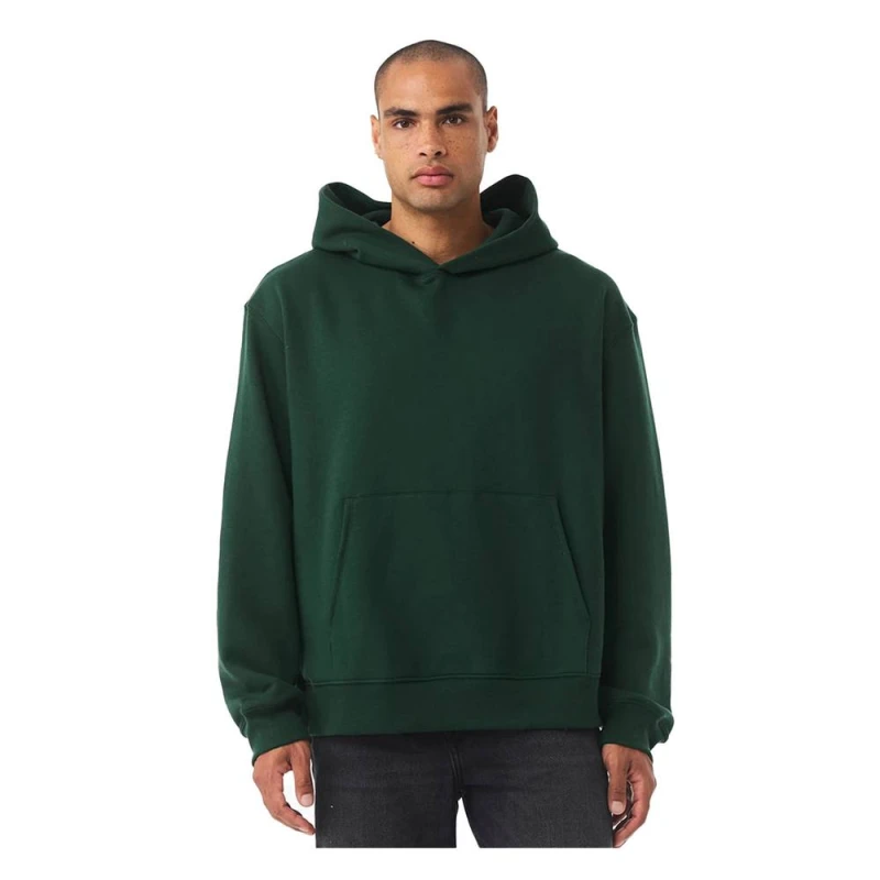 Image of Bella + Canvas Mens Heavyweight Pullover Hoodie in Green Size: Large Green Male L
