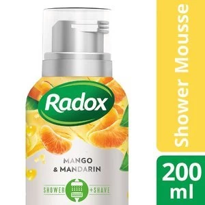 image of Radox Feel Bright Shower Mousse 200ml