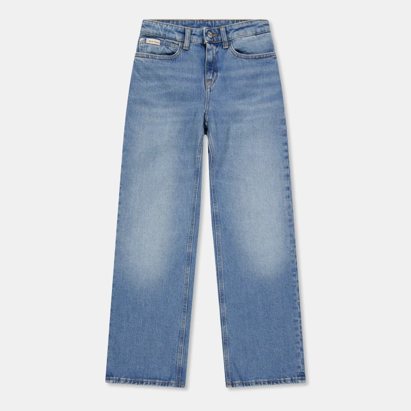 Image of Calvin Klein Jeans Kids Wide Leg Cloudy Blue 1AA female 16Y