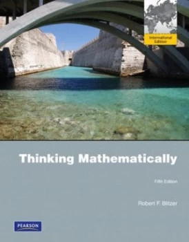 Image of Thinking Mathematically by Robert F. Blitzer Paperback