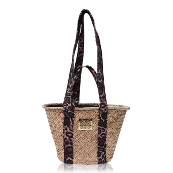 image of Biba Small Straw Bag - Natural