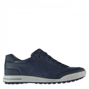 Image of Ecco Street Retro Mens Golf Shoes - White/Blue