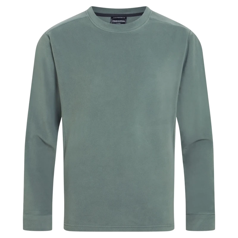 Image of Craghoppers Craghoppers Men Corey Crew Neck Insulating Active Fleece in Grey Size: 2X-large Grey XXL Male 5063260131667